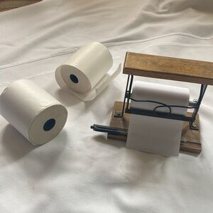 Miniature Vintage “Victor Goldman” Meat Wrapping Paper holder display